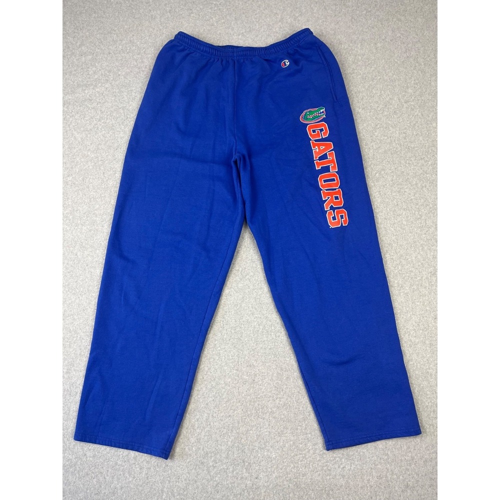 University Of Florida Gators Sweatpants Mens 2XL Blue Baggy Fit Champion